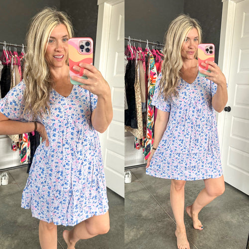 Sunny Streets Dress in Lavender - Maple Row Boutique 