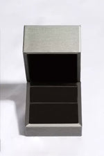 Moissanite Platinum-Plated Half-Eternity Ring - Maple Row Boutique 
