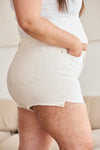 RFM Full Size Tummy Control High Waist Denim Shorts - Maple Row Boutique 