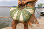 Woven Straw Tote Bag - Maple Row Boutique 