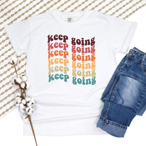 PREORDER: Keep Going Graphic Tee - Maple Row Boutique 