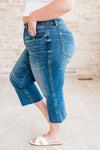 Hayes High Rise Wide Leg Crop Jeans - Maple Row Boutique 