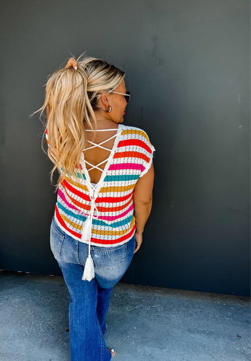 PREORDER: Cali Girl Knit Top - Maple Row Boutique 