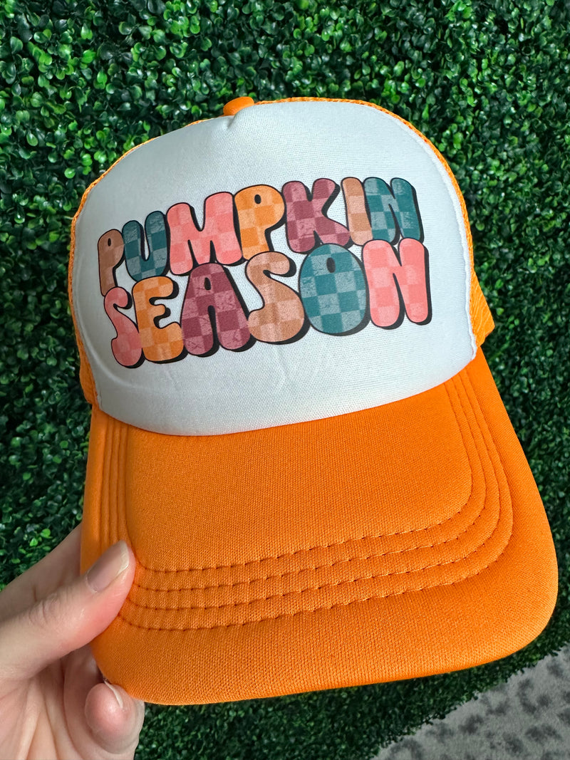 Pumpkin Season Trucker Hat