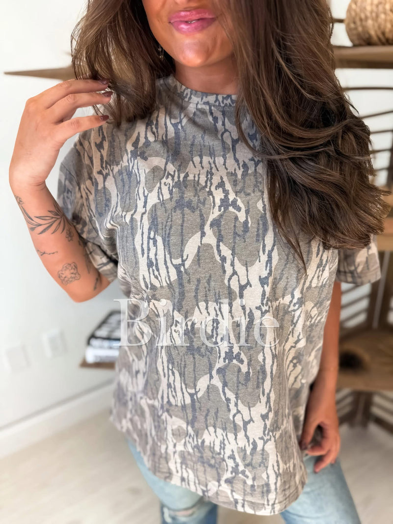 Oversized Camo Tee PREORDER