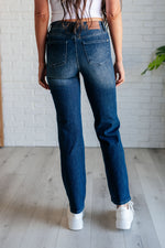 Muriel Mid Rise Control Top Classic Straight Jeans - Maple Row Boutique 