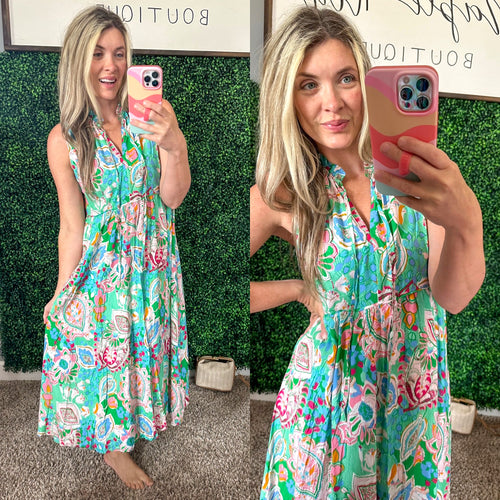 Summer Vaction Dress - Maple Row Boutique 