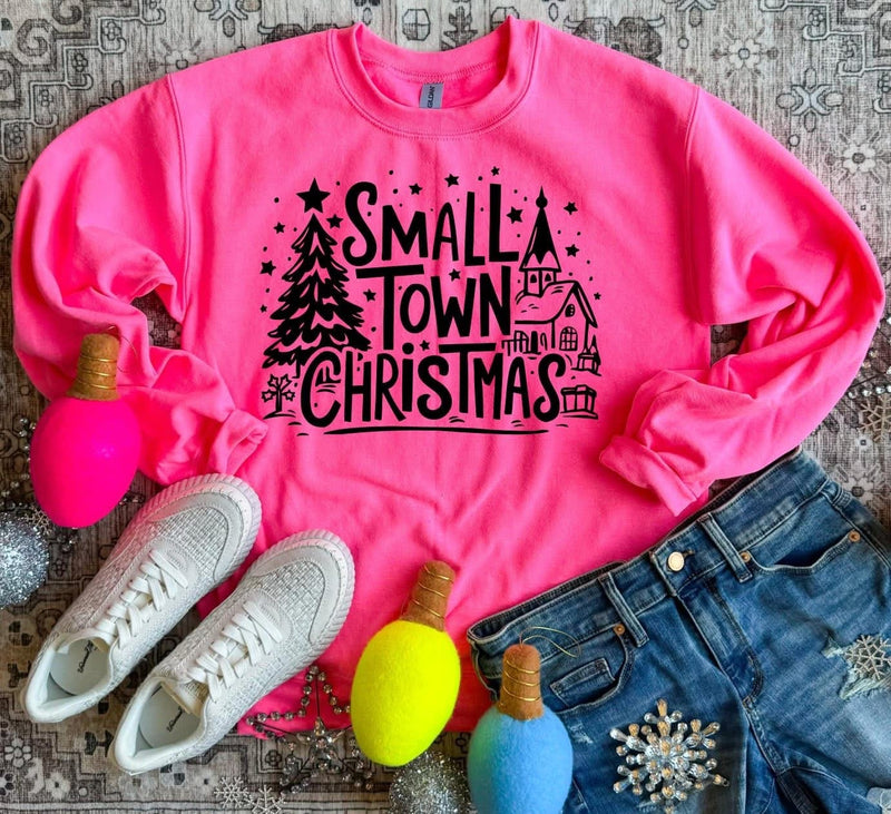 Saturday Steal Small Town Christmas Crewneck