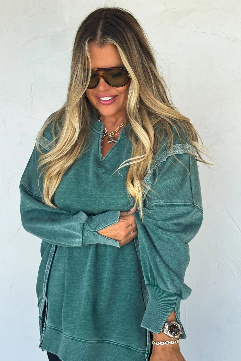 PREORDER: The Comfy Cut Sweatshirt - Maple Row Boutique