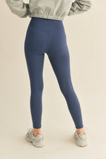 DOORBUSTER Deal! Get Going Performance High-Rise Leggings - Soft Navy - Maple Row Boutique 
