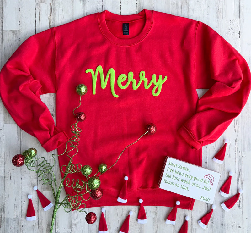 Merry Puff Sweatshirt Preorder