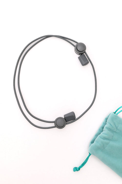 Adjustable Crop Band In Gray - Maple Row Boutique 