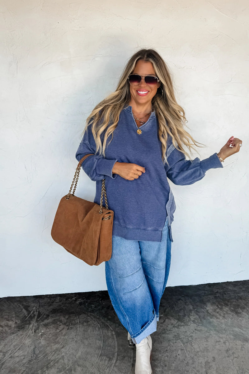 PREORDER: The Comfy Cut Sweatshirt - Maple Row Boutique