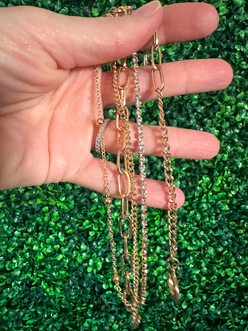 Bracelet Set In Shimmering Ivory - Maple Row Boutique