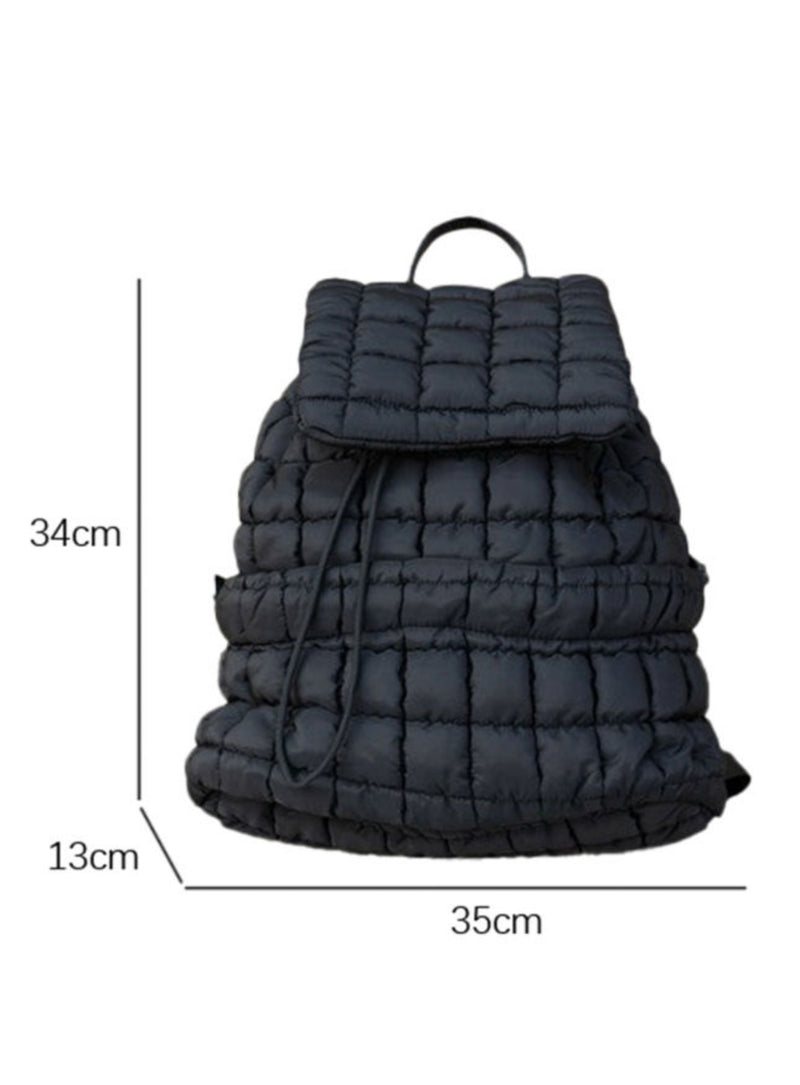 Quilted Puffer Backpack - Maple Row Boutique