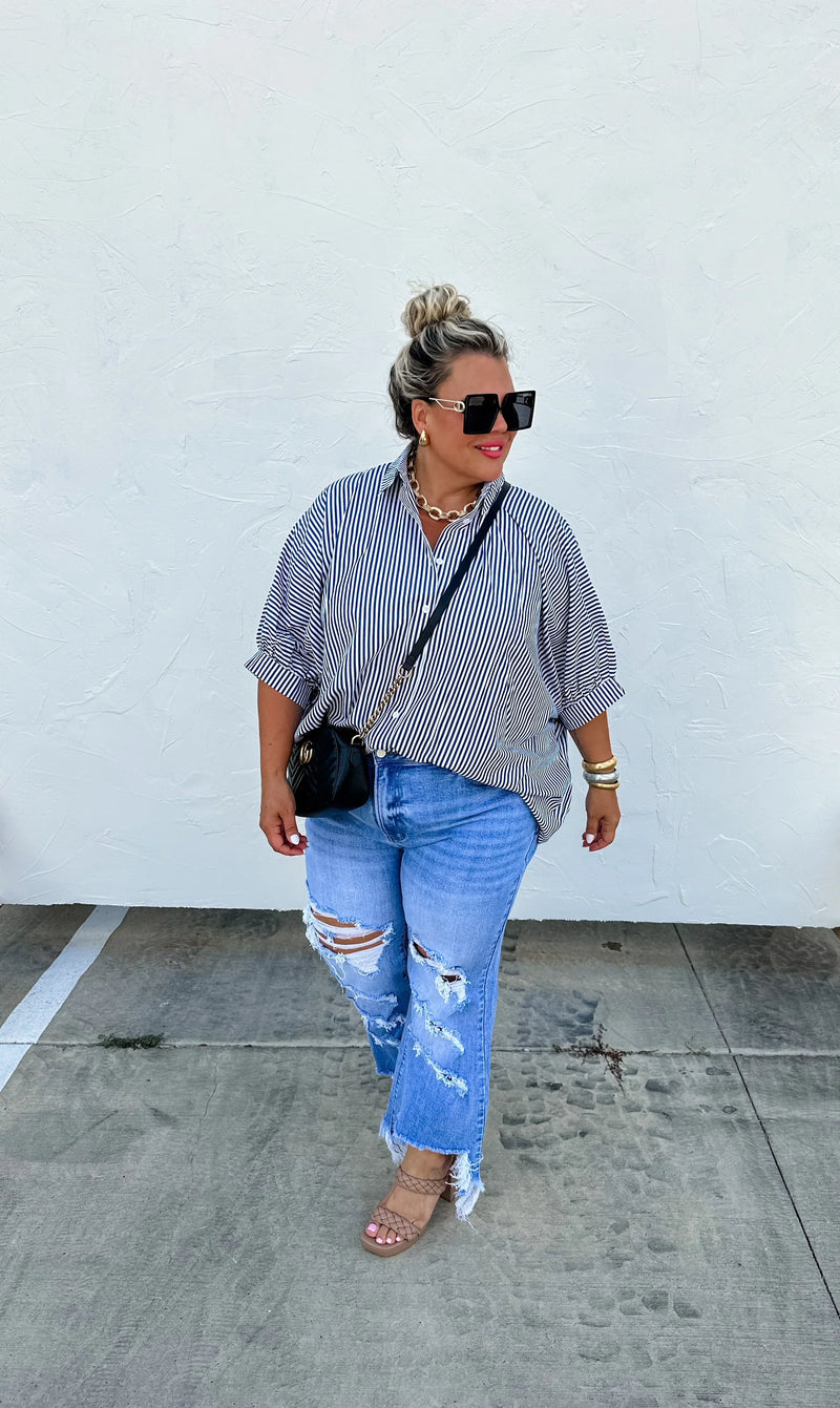 Urban Distressed Jeans - Maple Row Boutique 