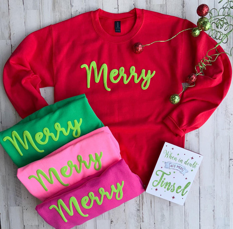 Merry Puff Sweatshirt Preorder