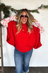 Holiday Meg Pullover Poncho - Maple Row Boutique