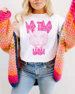 Def Tired Mama in White Graphic Tee - Maple Row Boutique