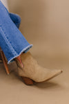 Kelsie Cowgirl Boot in Tan - Maple Row Boutique 