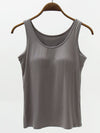 Full Size Wide Strap Modal Tank with Bra - Maple Row Boutique 