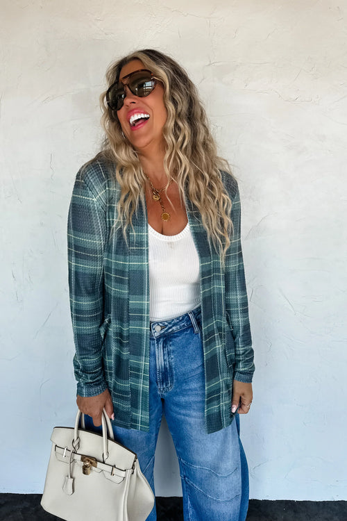 PREORDER: Plaid Lola Cardigans - Maple Row Boutique