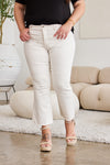 RFM Full Size Tummy Control High Waist Raw Hem Jeans - Maple Row Boutique 