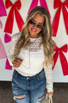 PREORDER: Long Sleeve Rosalie Lace Top