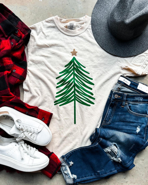 Simple Tree Tee - Maple Row Boutique 