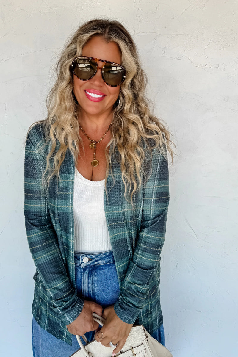 PREORDER: Plaid Lola Cardigans - Maple Row Boutique