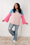 A-Tisket A-Tasket Color Block Pullover - Maple Row Boutique