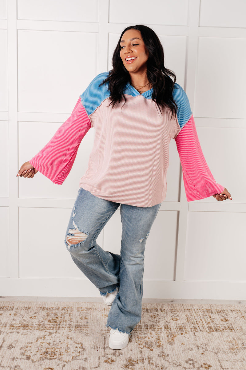 A-Tisket A-Tasket Color Block Pullover - Maple Row Boutique