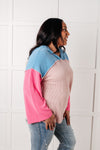 A-Tisket A-Tasket Color Block Pullover - Maple Row Boutique