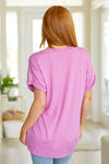 Absolute Favorite V-Neck Top in Orchid - Maple Row Boutique 