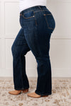 Alaina High Rise Classic Straight Jeans - Maple Row Boutique