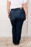 Alaina High Rise Classic Straight Jeans - Maple Row Boutique