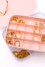 All Sorted Out Jewelry Storage Case in Pink - Maple Row Boutique 