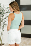 Any Time, Any Place Bodysuit in Mint - Maple Row Boutique