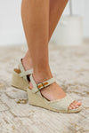 Arnold Natural Linen Wedges - Maple Row Boutique
