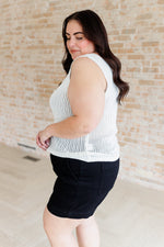 As It Was V-Neck Sweater Tank - Maple Row Boutique