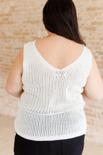 As It Was V-Neck Sweater Tank - Maple Row Boutique