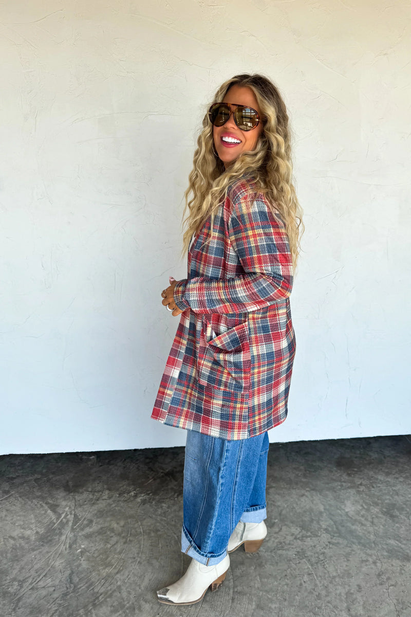 PREORDER: Plaid Lola Cardigans - Maple Row Boutique