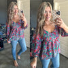 No Questions Asked Floral Top - Maple Row Boutique 