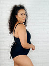 Barcelona Lace Up Swimsuit - Maple Row Boutique