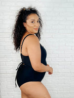 Barcelona Lace Up Swimsuit - Maple Row Boutique