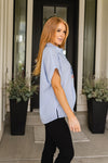 Best Of Both Worlds Button Down Top - Maple Row Boutique 
