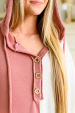 Best On The Block Color Block Hoodie - Maple Row Boutique 