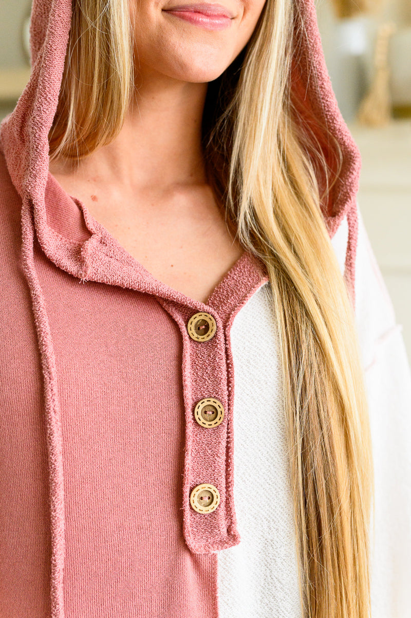 Best On The Block Color Block Hoodie - Maple Row Boutique 