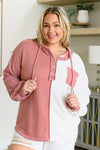 Best On The Block Color Block Hoodie - Maple Row Boutique 