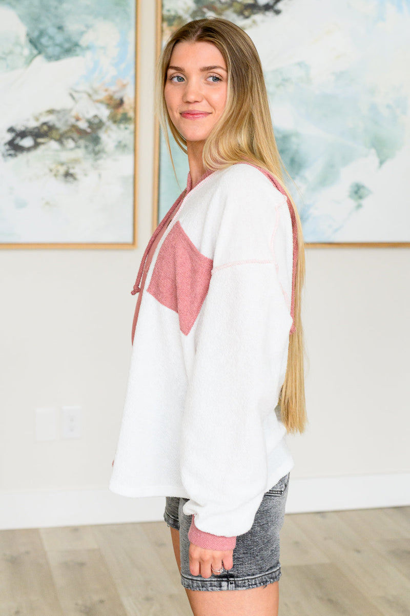 Best On The Block Color Block Hoodie - Maple Row Boutique 